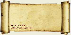 Anđela Mečanin vizit kartica